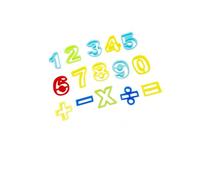 DECORNIJIA 15pcs DIY Number Symbol Plasticine Mould Set with Extruder Tools Kit for Educational Crafting Indoor Outdoor Play Dough Tools for Boys