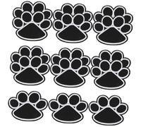 DECORNIJIA 15pcs Dog Paw Embroidered Patches for Clothes DIY Sewing Applique Craft Decoration Fine Stitching Animal Paw Print Badges for Jackets Pillows and Accessories