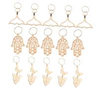 DECORNIJIA 15Pcs Hair Jewels for Braids Women Braid Accessories Creative African Dreadlock Pendant Rings Stylish Hair Accessories for Locs and Ponytails