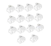 DECORNIJIA 15pcs Transparent Claw Hair Clips for Thick and Curly Hair Elastic Plastic Jaw Clips for Fast Styling Multi-claw Stability Clamps Accessories for Daily Use and Parties