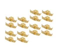 DECORNIJIA 16PCS Copper Erhu Fine Tuners String Adjusters Practical Erhu Parts for Precise String Fixing and Sound Improvement Accessories for Players