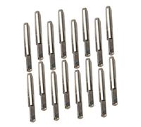 DECORNIJIA 16Pcs Metal Harp String Nails Silver Dulcimer Pins Musical Instrument Accessories for Harpsichord Guzheng Lyre Fixing Pins