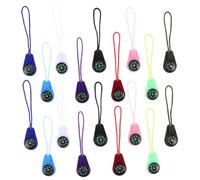 DECORNIJIA 18pcs Mini Directional Compass for Portable Fluorescent Survival Navigation Tool with Strap Accurate Hiking Orienteering Bulk Compasses for Outdoor Travel and Classroom Party