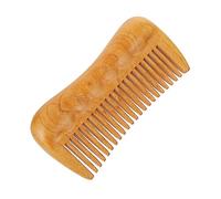 DECORNIJIA 1Pc Fine Toothed Wooden Comb for Multi Purpose Scalp Massage Tool Durable Boxwood Hairdressing Comb Smooth Handle for Easy Hold for Home Use