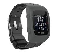 DECORNIJIA 1Pc Silicone Watch Protector Case Grey Scratch Resistant Cover Compatible with Polar Ultra Thin Design for Reliable Protection Against Scratches