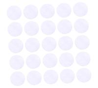 DECORNIJIA 2 Bags DIY Hair Pin Accessories for Girls, 400pcs White Polyester Felt Circles, Practical Sew Or Paste Use, for Handmade Hair Clips and Headbands