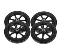 DECORNIJIA 2 Pairs Anti-Slip Front Wheelchair Caster Replacement Wheels Walker Rollers Accessories for Elderly Shopping Cart Mobility Aids