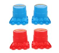DECORNIJIA 2 Pairs Outdoor Stilts Balance Training Creative Jumping Playthings for Boy Girl Plastic Material Agility and Coordination Development Random Color