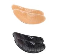 DECORNIJIA 2 Pairs Thicken Sponge Shoulder Pads Skid Breathable Self Adhesive Invisible Shoulder Mats for Men and Women Reusable Soft Pads for and Everyday Wear