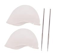 DECORNIJIA 2 Set Silicone Hair Coloring Caps with Needle Crochet Hair Dyeing Tool Kit for Salon and Home Use Comfortable Fit Highlighting Strand Pulling