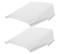 DECORNIJIA 2 Sets Outdoor Camera Rain Cover Sturdy Security Camera Protection Shield Weatherproof Sunshade Guard for Garden Easy Install Dust and Water Resistant