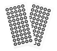DECORNIJIA 2 Sheets 3d Scanning Reference Marker Points with Reflective Pet Film for Smooth Objects, Excellent Durability and Good Identification, for Reverse Engineering and Precise Scanner