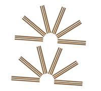 DECORNIJIA 200pcs Copper Tube Spacer Beads Metal Jewelry Making Supplies for Bracelets Necklaces DIY Craft Accessories