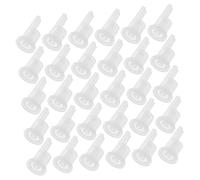 DECORNIJIA 200Pcs Essential Oil Inner Dropper Plug Tooth Screw Cap Replacement for Bottles Leak Durable PP Material for DIY and Essential Oil Preservation