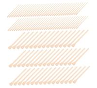 DECORNIJIA 200pcs Hair Removal Stick Wooden Wax Applicator Nose Hair Waxing Wand Body Wax Stick for Supplies and Household Use