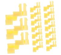 DECORNIJIA 200pcs Left Door Lock Clips Retainer for Tailgate Handle Rods Replacement Fasteners for Car Repairs Plastic Easy No Tool Installation Restore Original Lock Performance