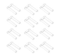 DECORNIJIA 200pcs Rimless Eyeglasses Buckle Dual Plug Lens Fixing Inserts Glasses Repair Tool Kit for Frameless Spectacles Installation and Frame Protection