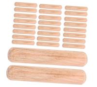 DECORNIJIA 200pcs Wooden Dowels for Furniture and Crafts Solid Wood Pins for Door Dowel Pin Wood Pegs Easy Insertion Carpentry Connectors for Shelves and DIY Woodworking Projects
