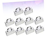 DECORNIJIA 20pcs Alloy DIY Buckles Cord Connectors for Jewelry Making Clasps for Leather Bracelets Suede Tassel Lace Craft Accessories Practical End Stop Charms