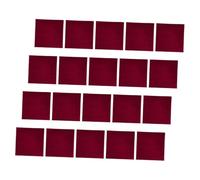 DECORNIJIA 20pcs Burgundy Colored Paper Napkins Twoply Absorbent Guest Napkins for Wedding Birthday Party Kitchen Bathroom Disposable Cocktail Serviettes