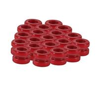 DECORNIJIA 20pcs Colored Guitar String Beads for Acoustic and Electric Bass Guitars, Metal Beaded Tail Components, String Anchors Replacement Accessories for Folk and Classical Models