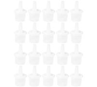 DECORNIJIA 20pcs Eyelash Extension Replacement Bottle Nozzle Heads, Anti-Blocking Lash Glue Applicator Tips for Eyelash Extension Tools, Suitable for Salon and Home Use