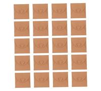 DECORNIJIA 20PCS Kraft Paper CD Bags Multi-disc Paper Pouch Simple CD Envelope for Storage and Mailing Large Capacity for Office and Home Use