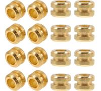 DECORNIJIA 20pcs Metal Guitar String Beads Decorative Replacement Beads for Folk Acoustic and Classical Guitars Practical Refitting Accessory