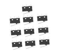 DECORNIJIA 20pcs Micro Momentary Push Button Switches with Long Hinge Lever Black Electric Micro Switches for Home Appliances and Electronic Devices