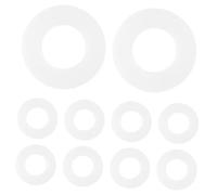 DECORNIJIA 20pcs Plastic Drum Washers for Snare Drum Die-cast Small Pads Percussion Accessories for Electronic