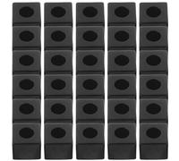 DECORNIJIA 20pcs Square Billiard Chalk Holder Portable Pocket Pool Chalk Carrier for Snooker Cue Tips for Billiards Accessories and Professional Matches