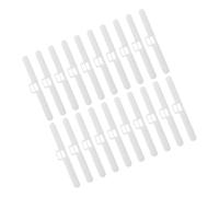 DECORNIJIA 20Pcs Vertical Blind Replacement Slat Holders Double Plastic Slat Top Hangers Window Blind Accessories Lightweight for Repair