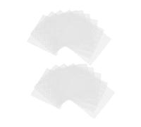 DECORNIJIA 20pcs White Eye Mesh for Mask Eyes Lightweight Breathable Mesh Fabric Sheets for Fursuit Cosplay Comfortable DIY Material with Reinforced Edges for Costume Props and Crafts