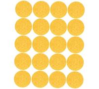 DECORNIJIA 20pcs Wood Pulp Facial Powder Puff Soft Cellulose Sponges for Makeup Removal and Gentle Skin Cleansing Hydrating Beauty Sponges for Women and Men Reusable Cosmetic Cleaning Pads