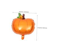 DECORNIJIA 25pcs Inflatable Pumpkin Balloons for Thanksgiving Reusable Foil Jackolantern Decorations with Quick Inflation and Vibrant Fall Party Supplies for Seasonal Celebrations