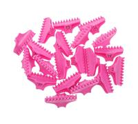 DECORNIJIA 25pcs Large Pink Hair Curler Clips for Medium Thickness Fine Hair Styling Clamps for Root Lifting Fluffy Volume Blow Drying Cutting and Coloring in Salon Home Use