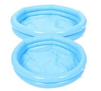 DECORNIJIA 2pairs Inflatable Foot Bath Basin Portable Foldable Foot Soaking Spa Tub for Home Use Clean after Pool Inflatable Pump Random Color