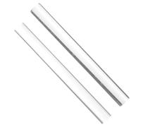 DECORNIJIA 2pcs Acrylic Clay Rollers Pottery Tool Kit for DIY Craft Shaping Solid and Hollow Rolling Pins with Smooth Surface Easy Grip Handcraft Clay Rollers for Sculpting and Modeling