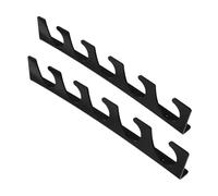 DECORNIJIA 2pcs Acrylic Fishing Rod Holder Rack Wall Mounted Rod Storage with Slots Vertical and Horizontal Organizer for Garage Fishing Pole Ceiling Mount