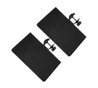 DECORNIJIA 2pcs Adjustable Microphone Stand Tray Clamp Rod Holders for Live Streaming Recording Stage Music Multifunctional Sound Card Shelf Pallet