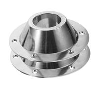 DECORNIJIA 2pcs Aluminum Rv Table Base Mount Flush Mount Camper Table Base Lightweight Yacht Fixed Accessories for Motorhome and Caravan