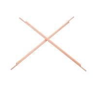 DECORNIJIA 2pcs Battery Spot Welder Tips Copper Welding Nozzle 3x100x1.5mm Flat-Head Oxide Aluminum Electrode Accessories for Industrial Spot Welding and Repair