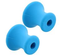 DECORNIJIA 2pcs Blue Tuning Fork Holder Stand with Rubber Stable Base for Sound Therapy and Meditation, Portable and Wear-Resistant Vibrational Healing Support Suitable for Yoga Studio
