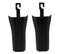 DECORNIJIA 2Pcs Car Seat Back Plastic Umbrella Holder Multifunctional Storage Barrel for Trash and Small Items Space-saving Abs Organizer for Vehicle Interiors