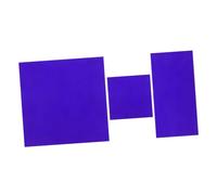 DECORNIJIA 2pcs Cobalt Glass for Chemistry Flame Color Reactions Reusable Lab Experiment Tool Sustainable Replacement Science Supplies Student Friendly