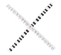 DECORNIJIA 2pcs Colorful PVC Piano Keyboard Stickers for Beginners Removable Note Labels Visual Guide for Piano Keyboards