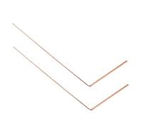 DECORNIJIA 2Pcs Copper Dowsing Rods Lightweight Energy Divining Tools for Water Locating Lost Items Paranormal Investigations Practical and Portable