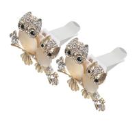 DECORNIJIA 2pcs Creative Owl Shaped Car Air Freshener Clip for Car Air Vent, Alloy Material with Adorable Design to Keep Alert and Minimize Unpleasant Smell, for Daily Life and Trip