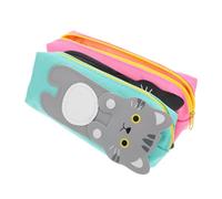 DECORNIJIA 2pcs Cute Cat Pencil Bag Organizer Canvas Pouch for School Supplies Sewing Tools and Makeup Featuring and Cat Designs Lightweight and Spacious for Easy Organization