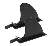DECORNIJIA 2pcs Detachable Canoe Fin Replacement Set for Inflatable Paddle Board and Kayak with Snap Pin Design Hydrodynamic Surfboard Tail Fins for Enhanced Stability and Direction Control
